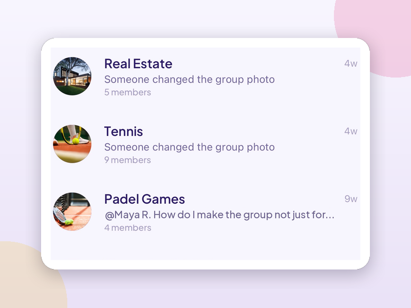 Real-time community, not a static portal